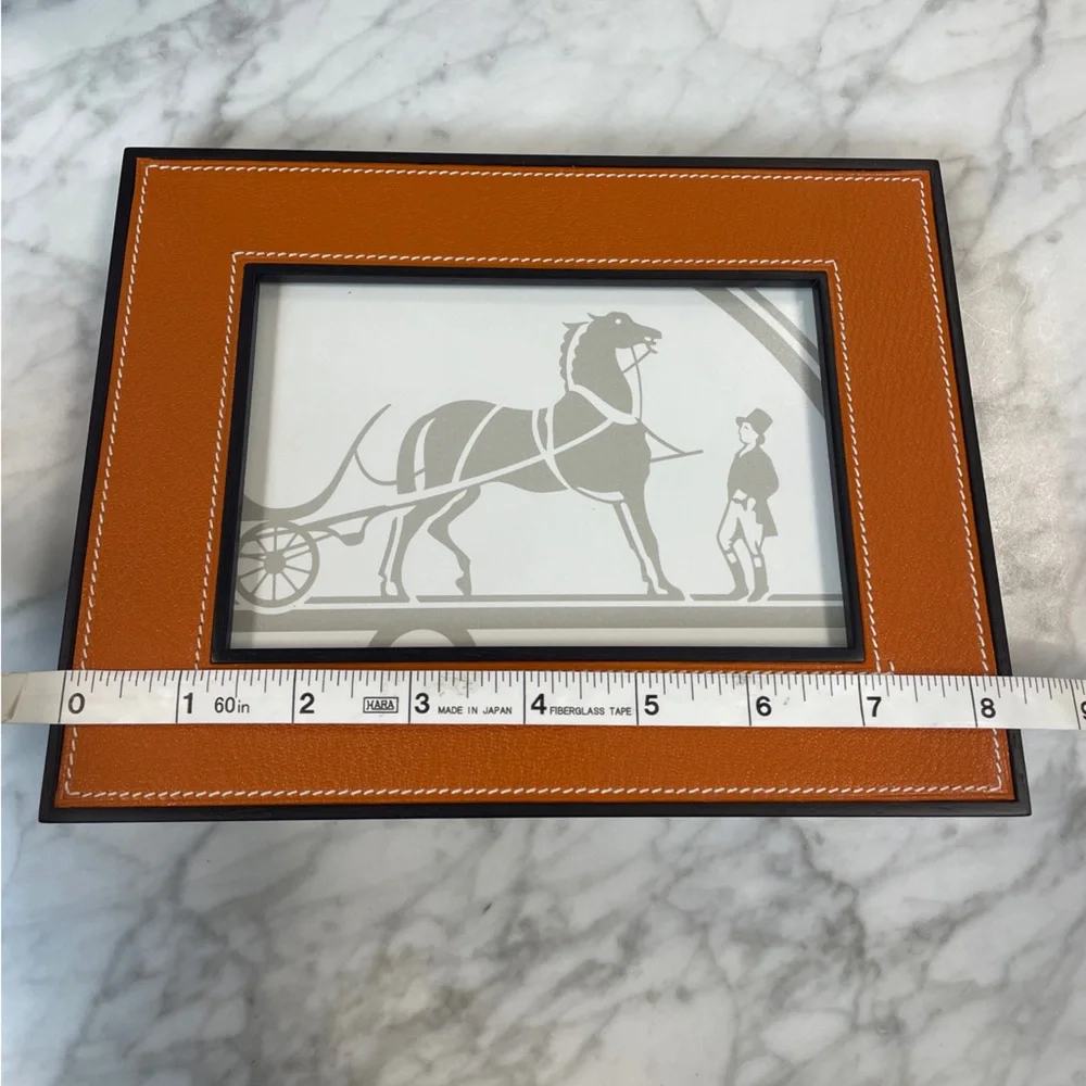 Hermes Pleiade Palissander Leather picture frame, medium